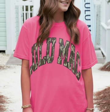 LuLu Mac Neon Pink Mossy Oak Bottomland