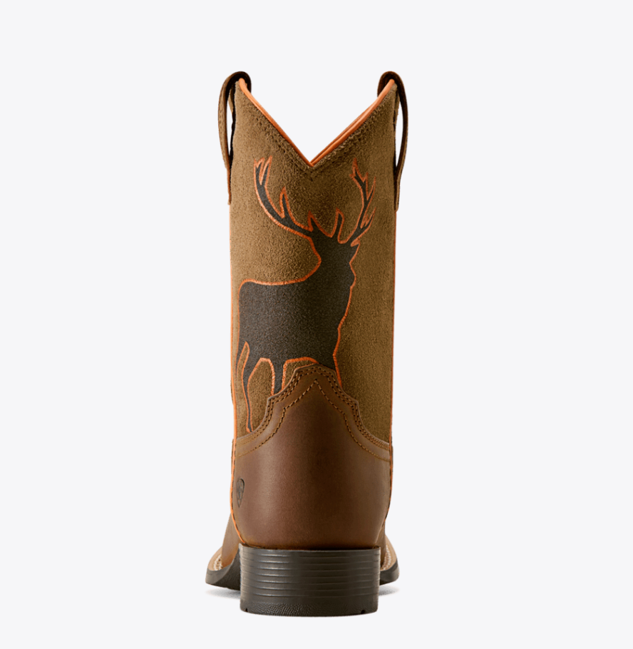 Ariat Youth Trail Cam Wide Square Toe Western Boot #10080342