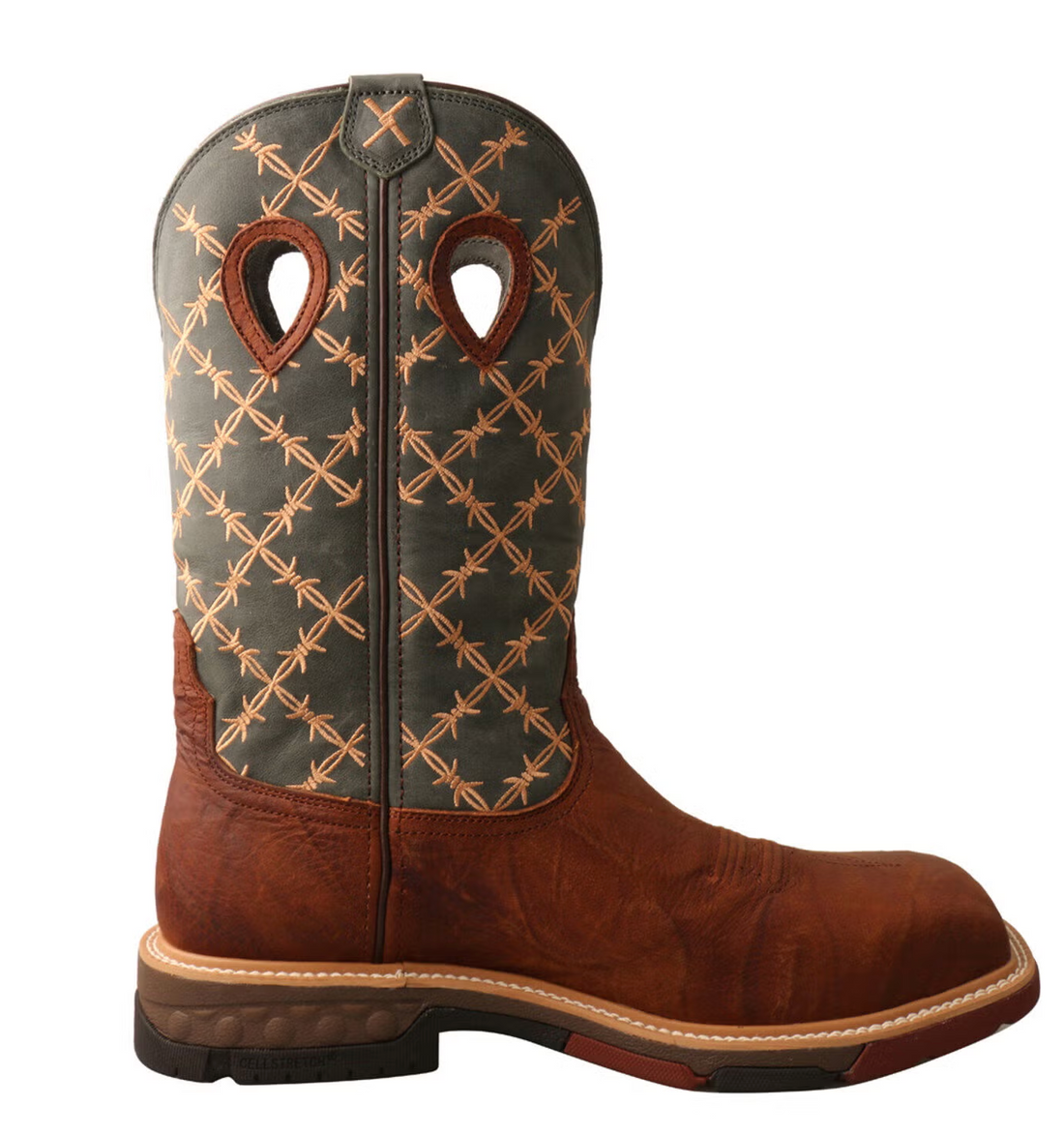 Twisted X Men's 12" Western Work Boot #MXBN002