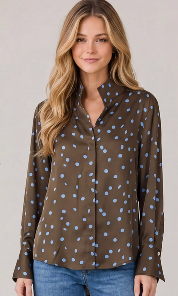 Adorable Polka Dot Blouse