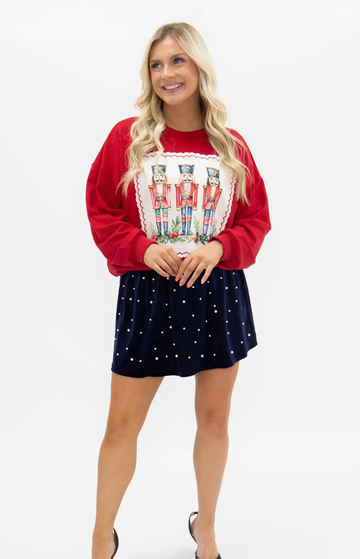 Nutcracker Stamp Red Shirt
