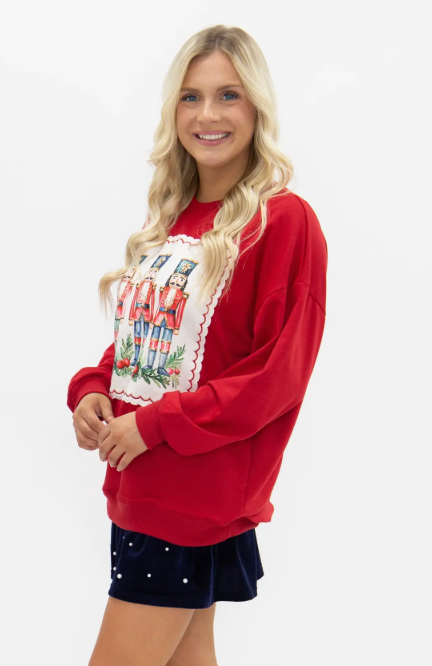 Nutcracker Stamp Red Shirt