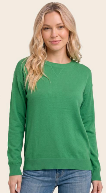 Classic Solid Crewneck Sweater
