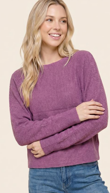 The Magenta Pullover Sweater