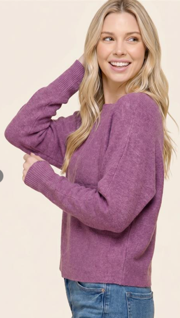 The Magenta Pullover Sweater