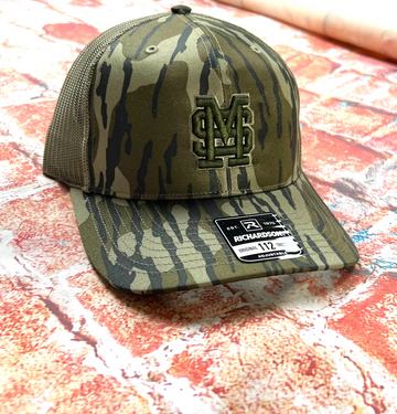 MSU Baseball Logo Puff Bottomland Hat