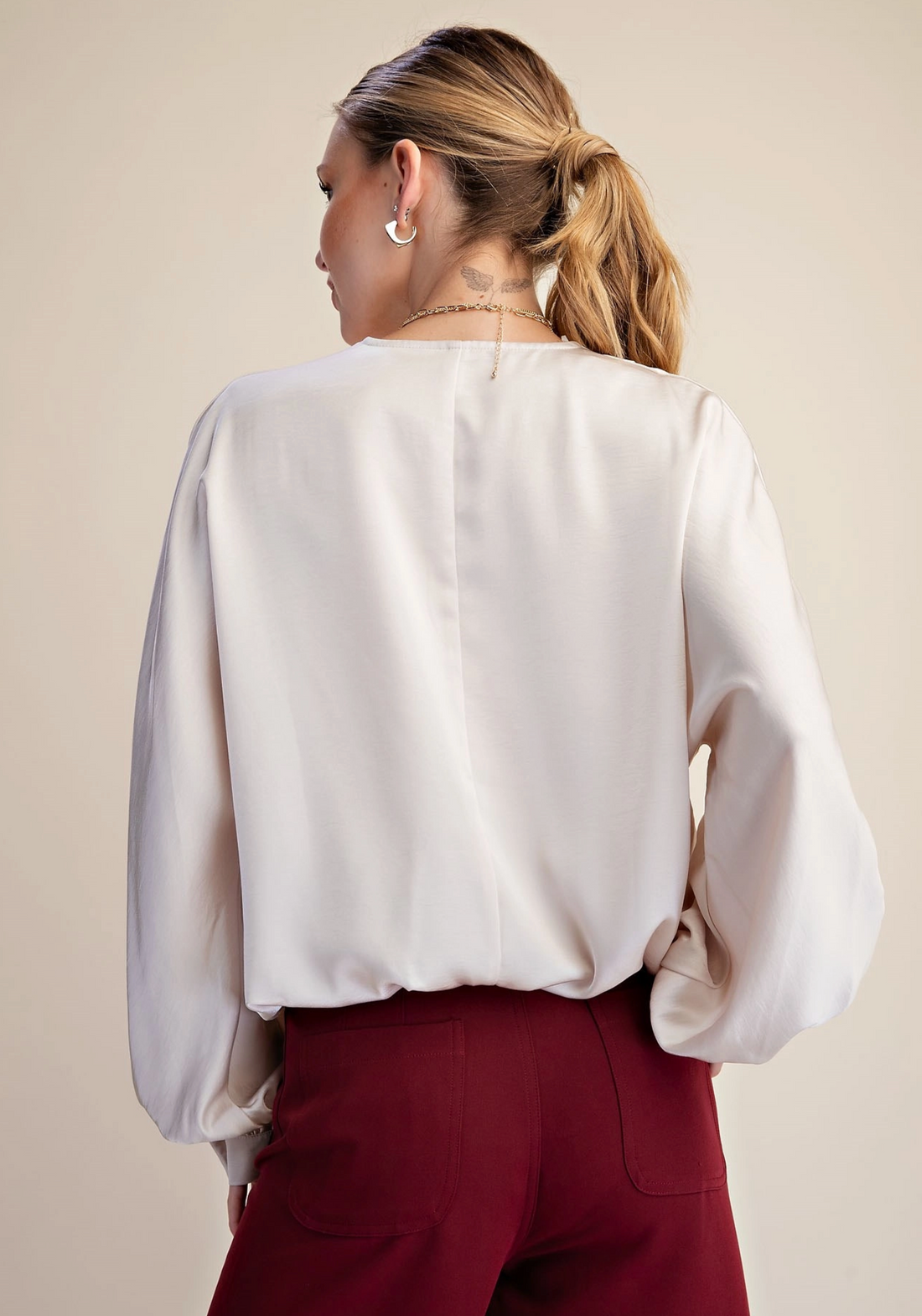 Stunning Satin Blouse