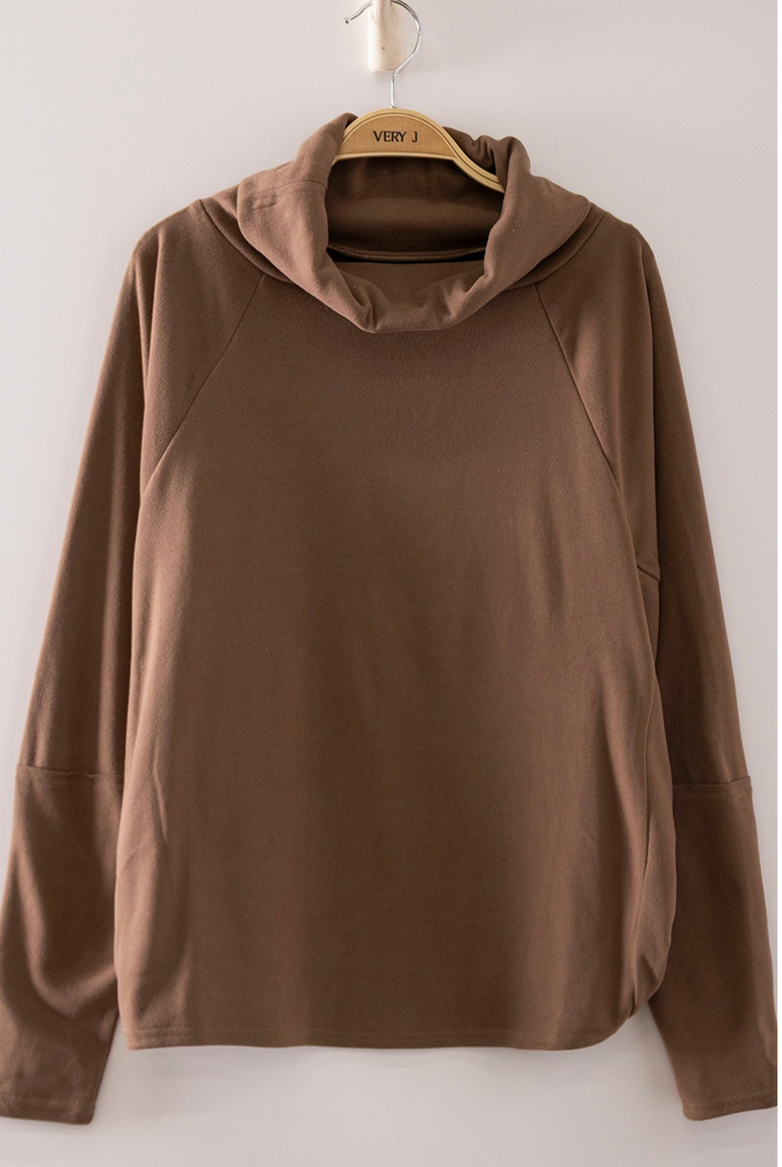 Cozy Soft Mocha Knit Top