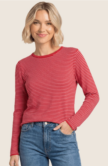 Basic Pinstriped Sweater