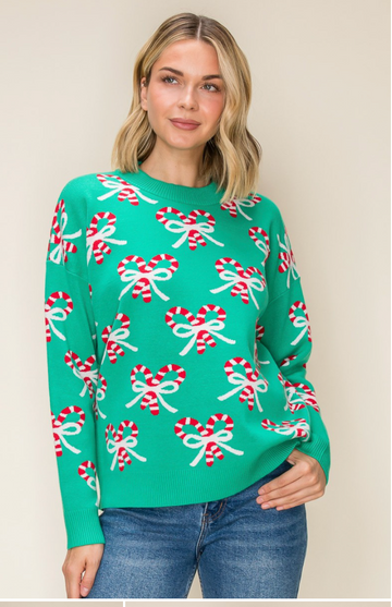 Christmas Candy Cane Sweater