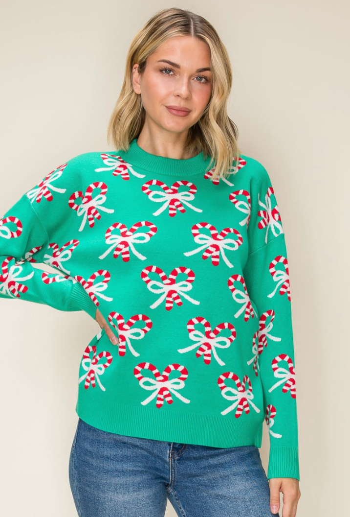 Christmas Candy Cane Sweater
