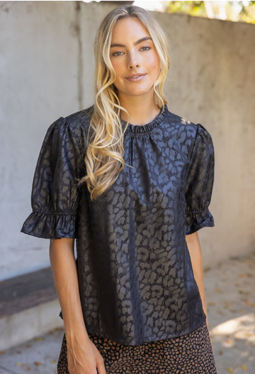 Luxurious Bold Animal Print Top