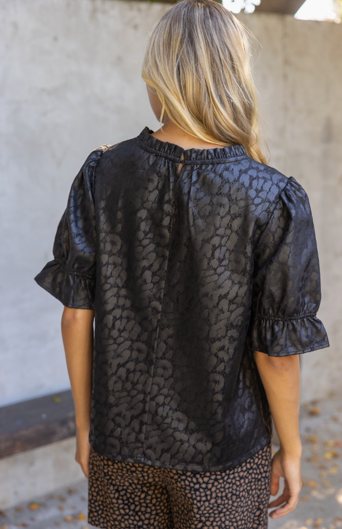 Luxurious Bold Animal Print Top