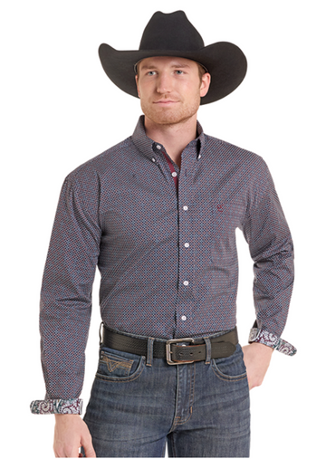Men's Long Sleeve Button Shirt