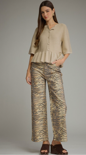 Flattering Animal Print Pants