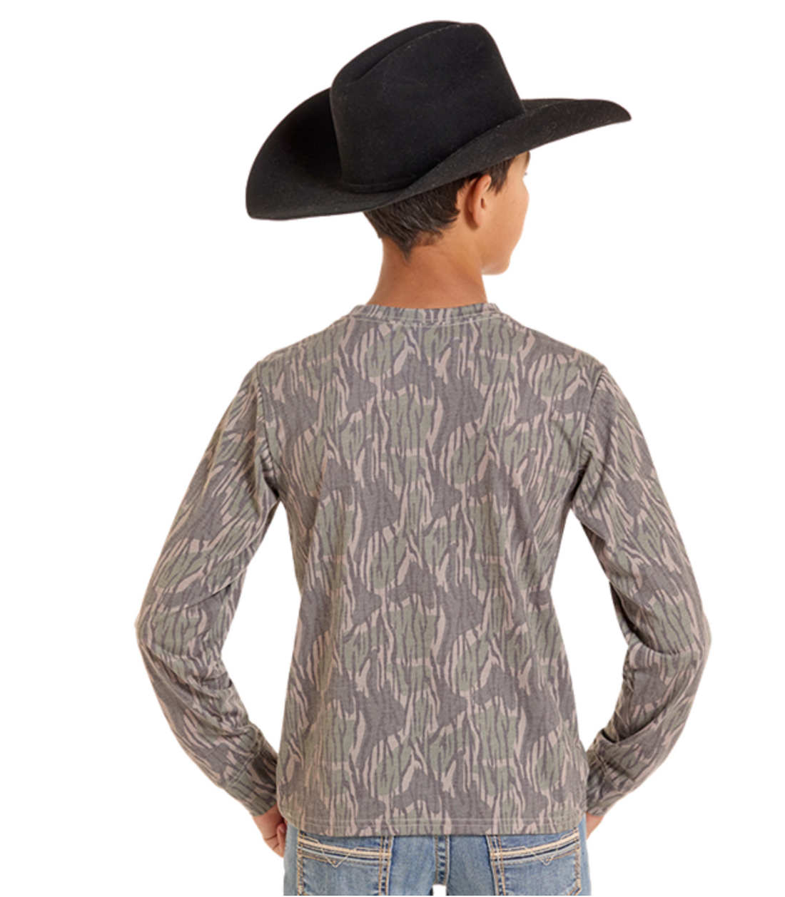Boy's L/S Camo T-Shirt