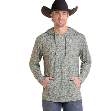 Camo Printed Performance Hoodie