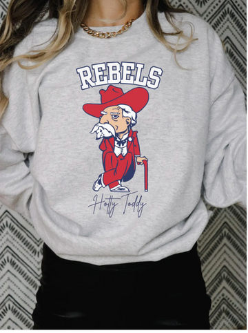 Rebels Ole Miss Mascot - Hotty Toddy Sweatshirt