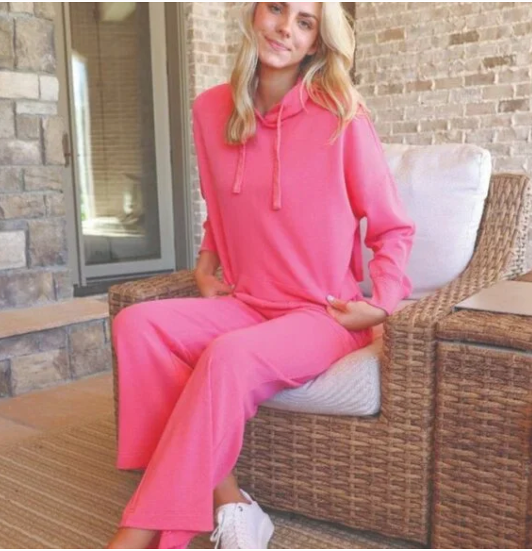 Simply Southern Crop Hoodie And Pant Set