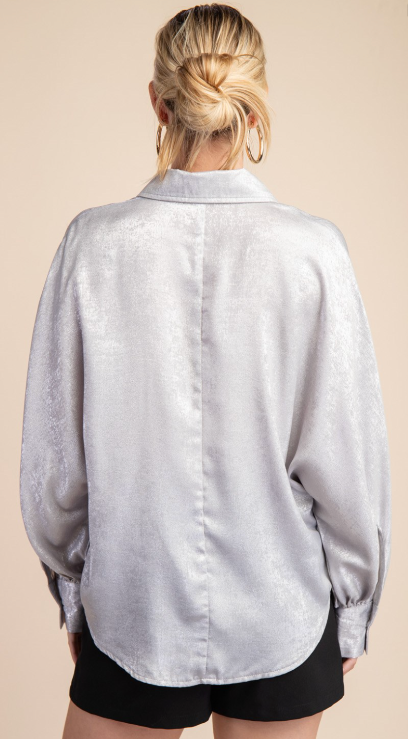 The Crowd Favorite Shimmering Blouse