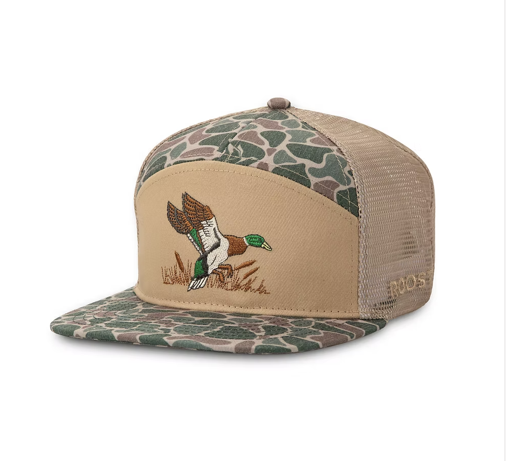 Roost 7 Panel 3D Puff Full Color Duck Logo