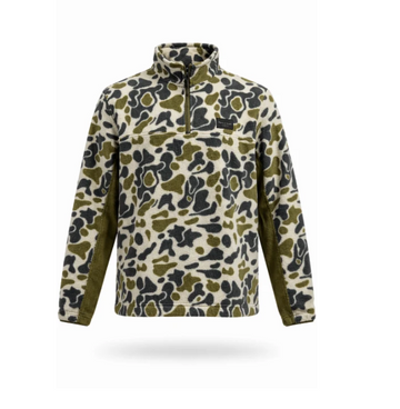 Field Fleece 1/4 Zip : Traditions Camo Olive