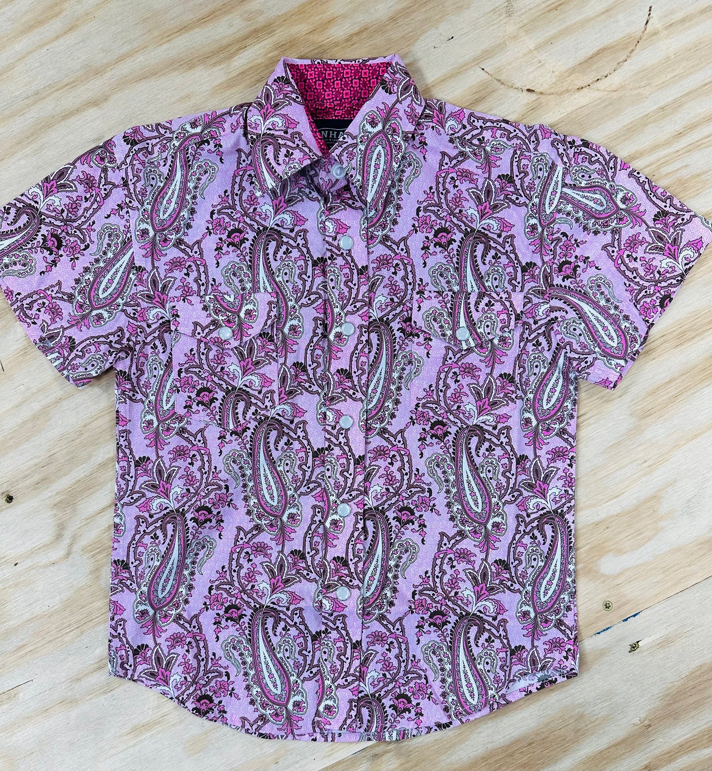 Boys Paisley Pearl Snap Shirt