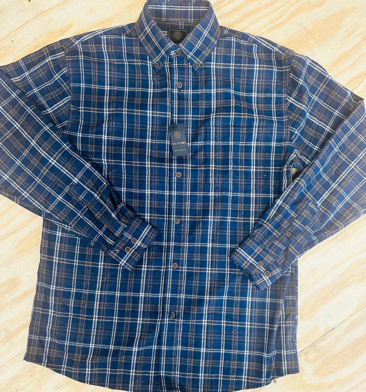 Men's L/S Plaid Button Down Shirt