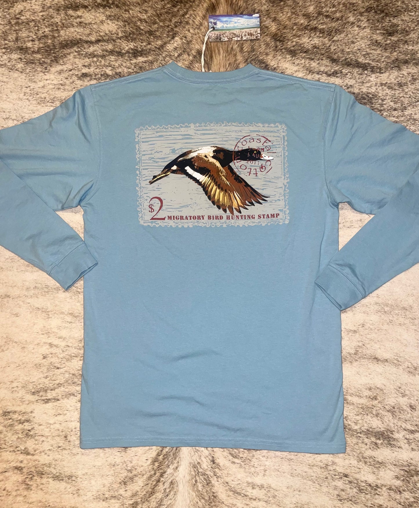 Coastal Cotten "Scaup Duck Stamp" L/S