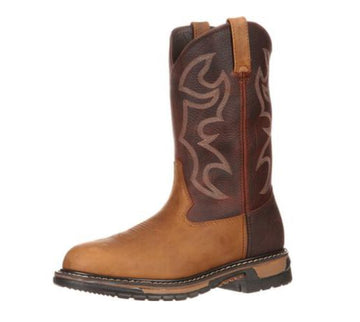 Rocky - Original Ride Branson Roper Steel Toe Western Boot - #FQ0006732