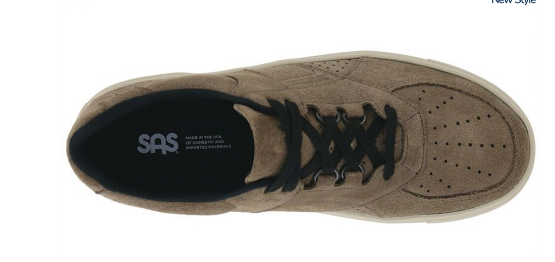 SAS - High Street Lace Up Sneaker - ALMOND