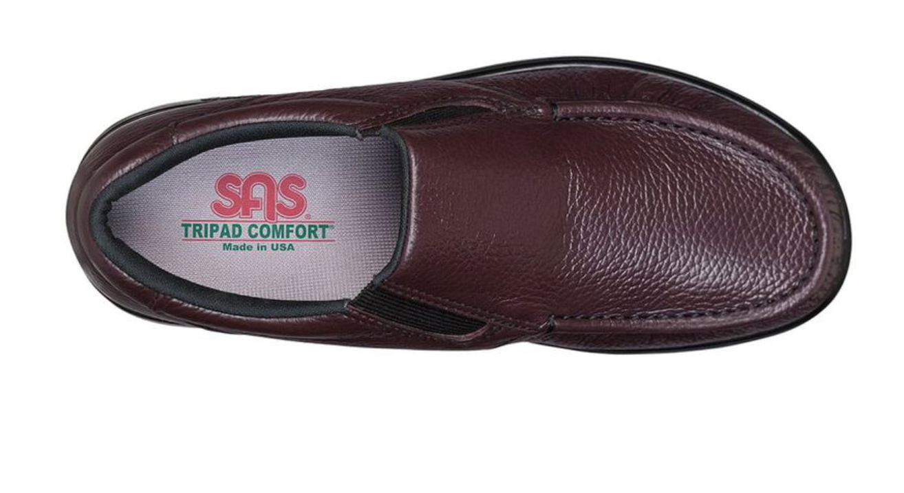 SAS - Side Gore Slip On Loafer - CORDOVAN