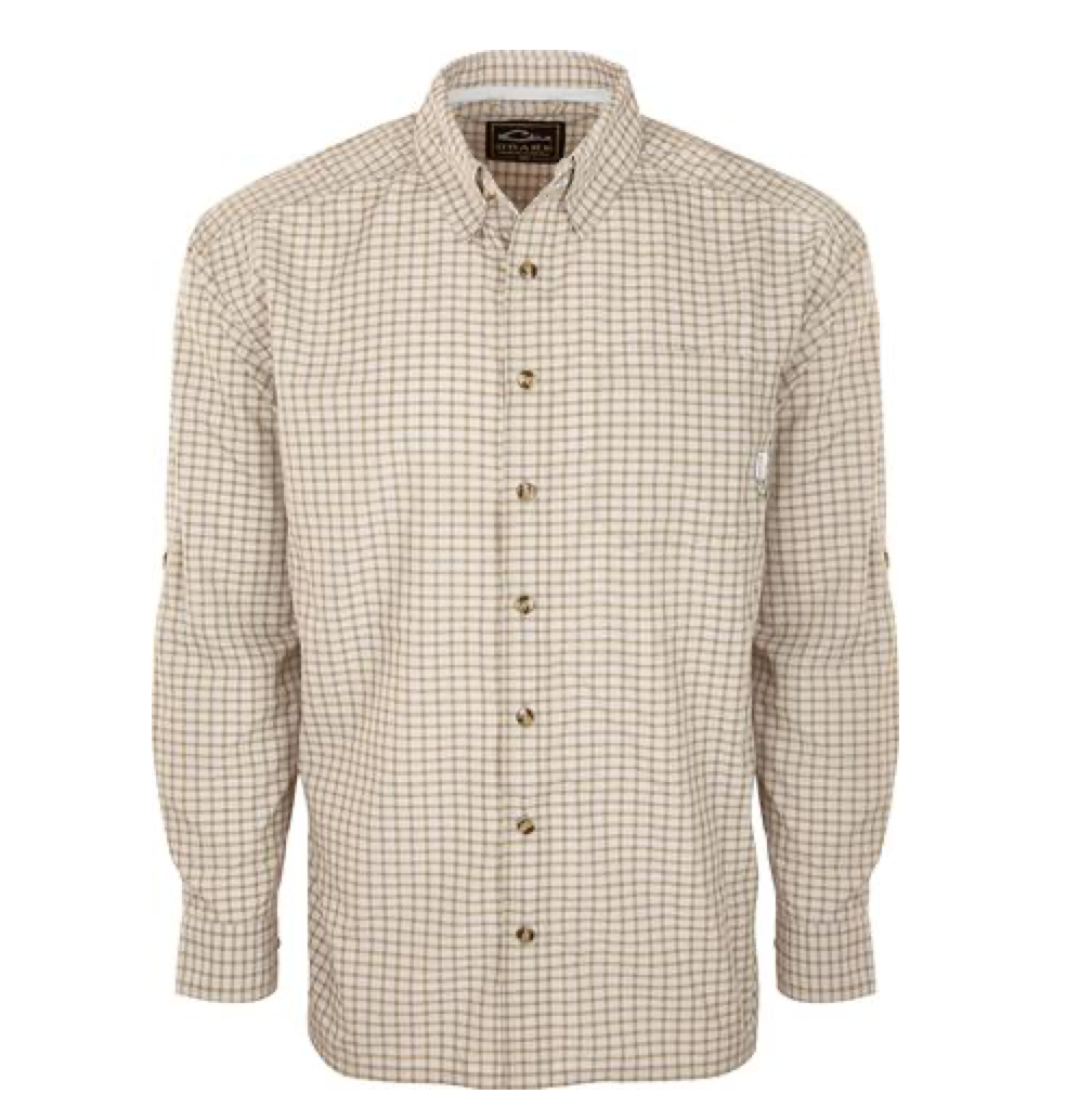 Drake - DS211P-PKH - FeatherLite Check Shirt L/S