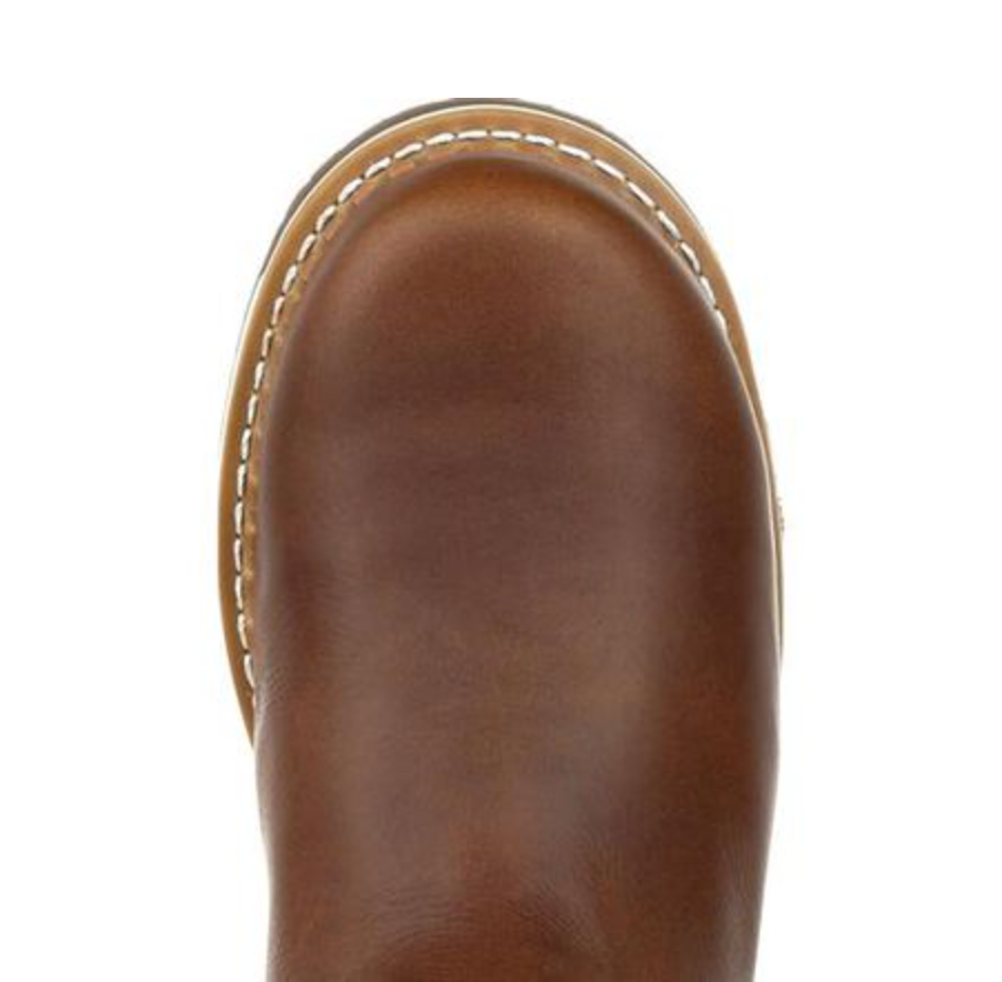 Georgia - GB00369 - Waterproof Pull On Work Boot - Brown