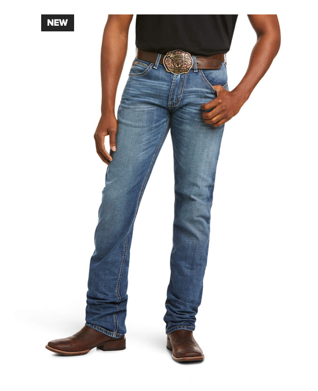 Ariat- 10036073-  M4 Low Rise Stretch Novato Straight Cut Jean- Ledge