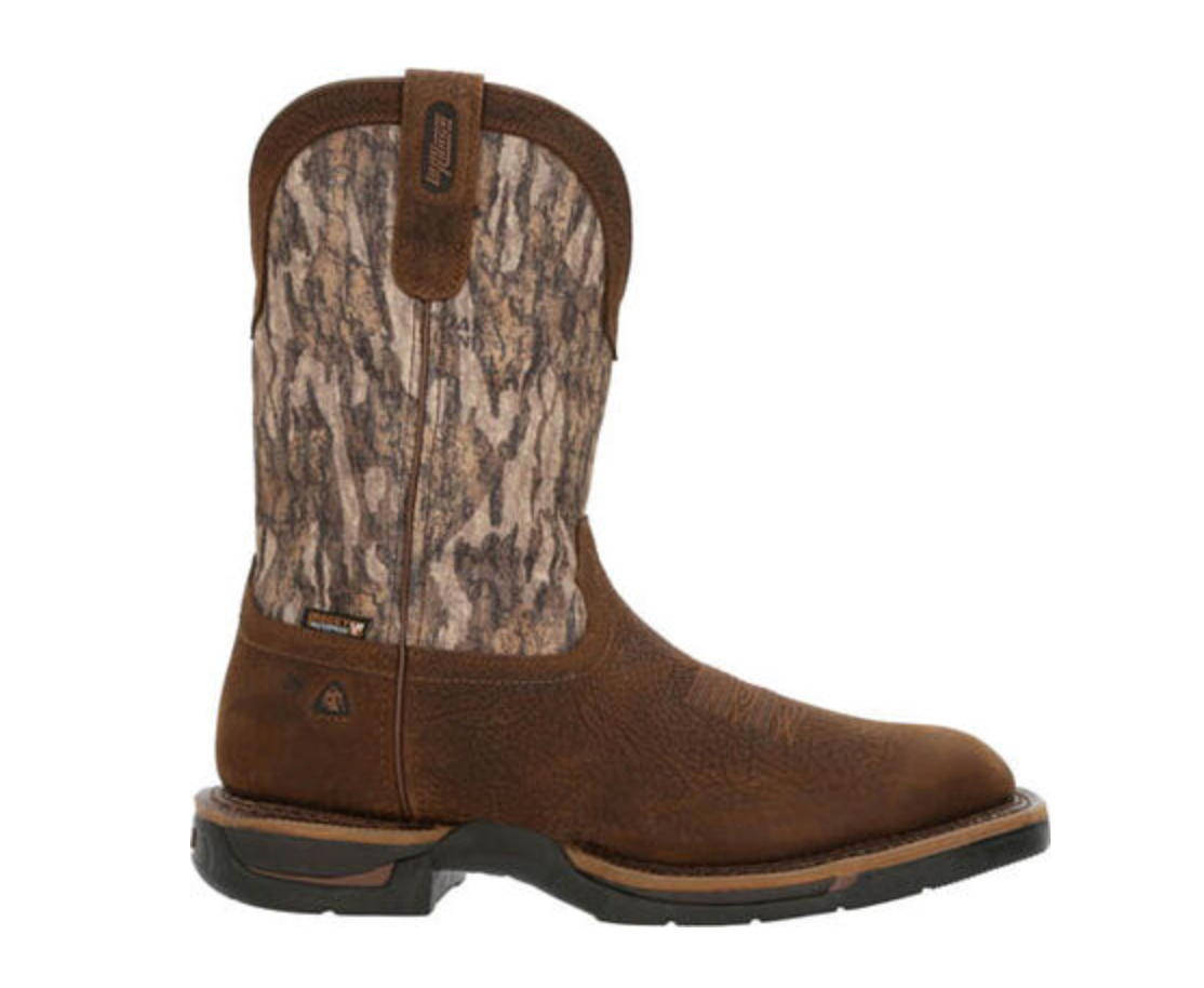 ROCKY- RKW0358- LONG RANGE 11" WATERPROOF WESTERN BOOT-MOSSY OAK BOTTOM LAND