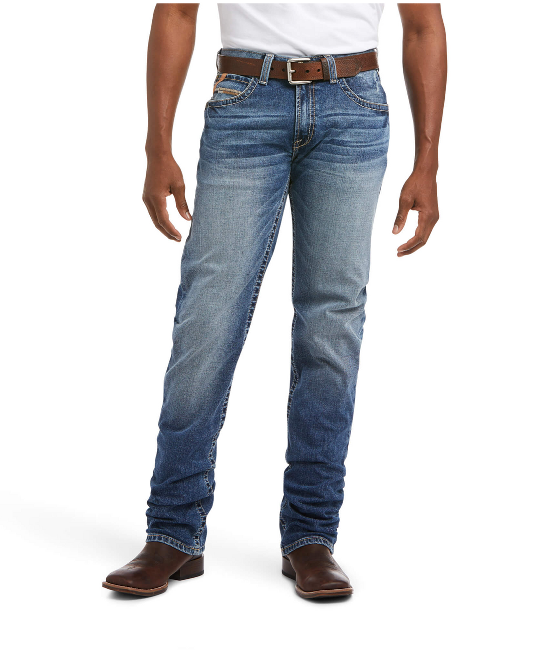 Ariat- 10036879- M4 Low Rise Stretch Longspur Stackable Straight Leg Jean- Dakota