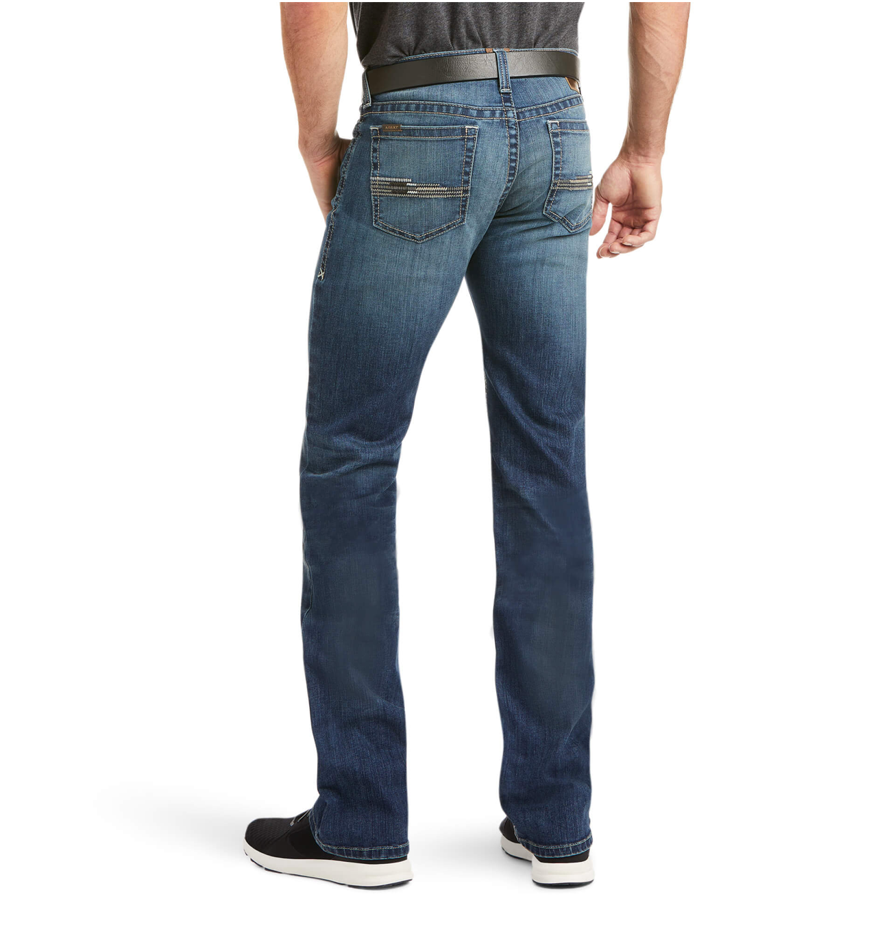 Ariat-10037965- M7 Rocker TekStretch Jayce Straight Jean- Offroad Dark