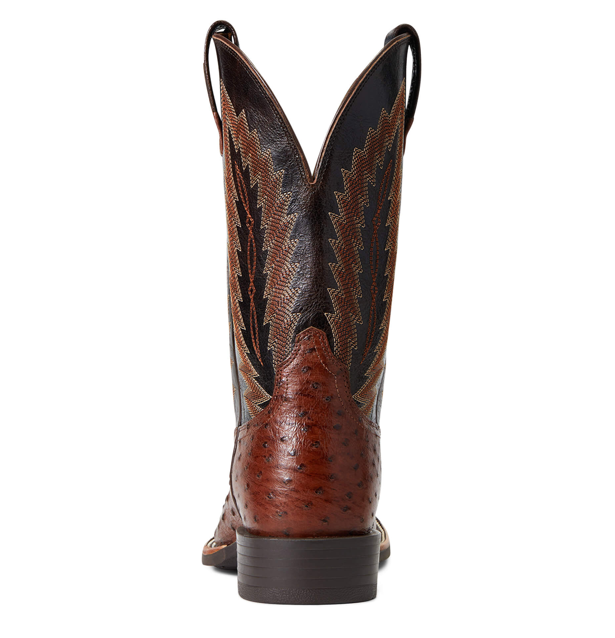 Ariat - 10040304- Men's Quantum Primo Western Boot- Antique Tabac FQ Ostrich