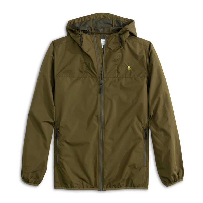 HEY4611- Leeward Hooded Jacket- Olive