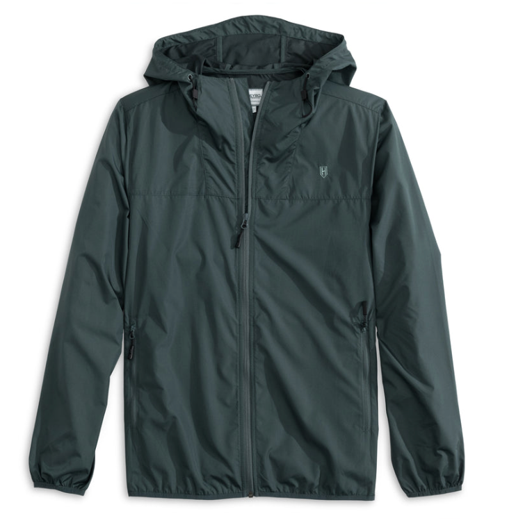 HEY4612- Leeward Hooded Jacket- Charcoal