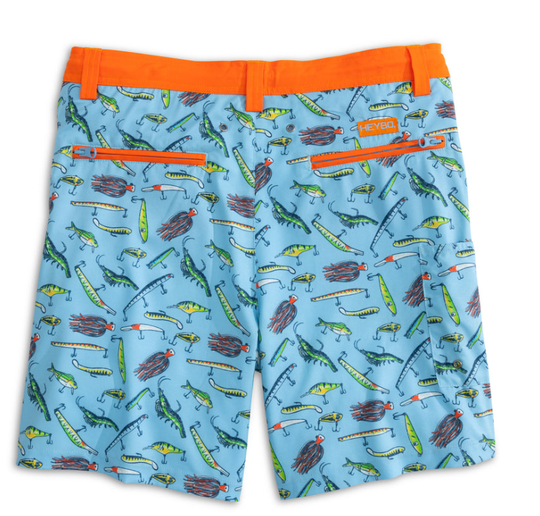 HEY5975- Ebb Tide Lures Swim Trunk-LT Blue