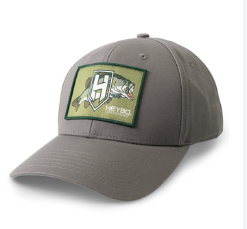 HEY7469- BASS SCOUT PATCH- CHARCOAL