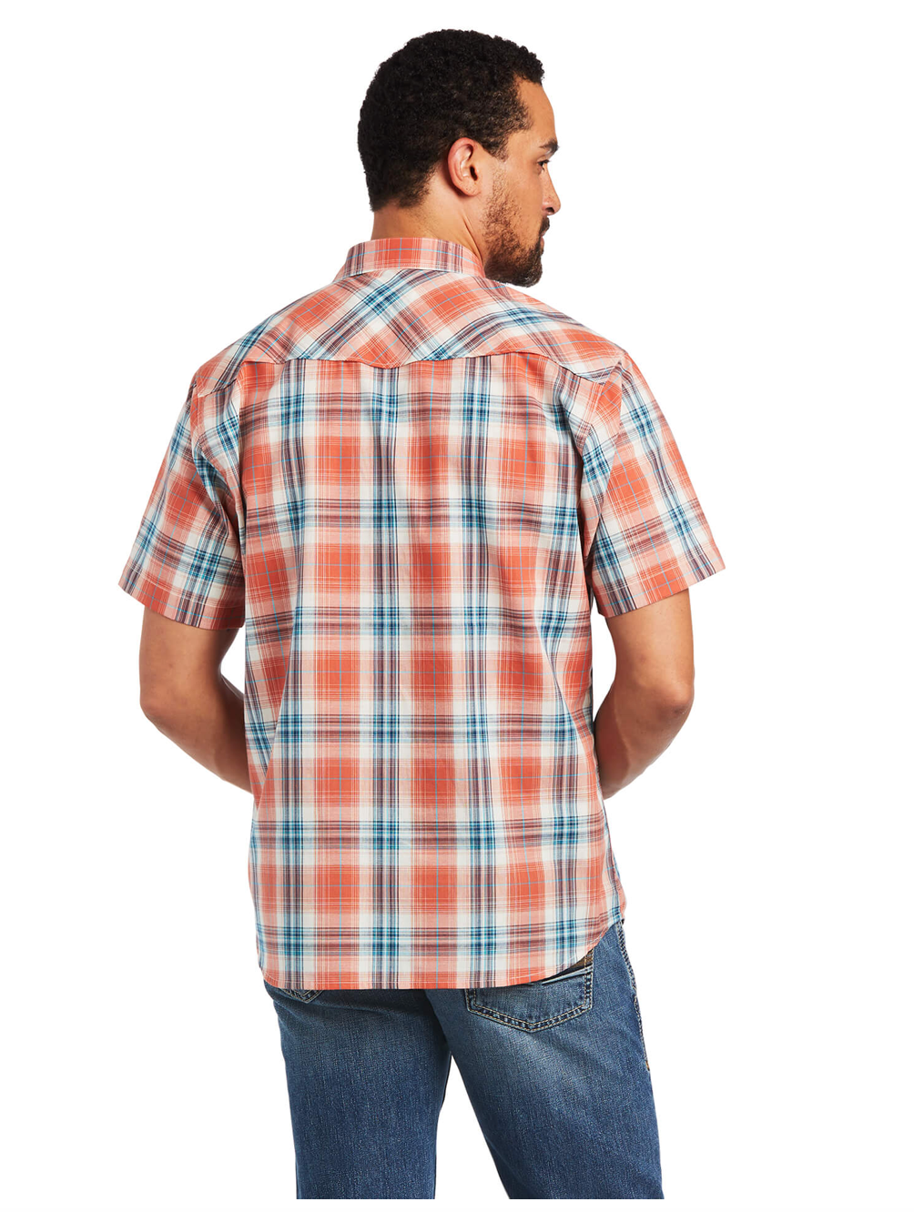 Ariat- 10040647- Men's Hawk Retro Fit Shirt- Ginger Spice