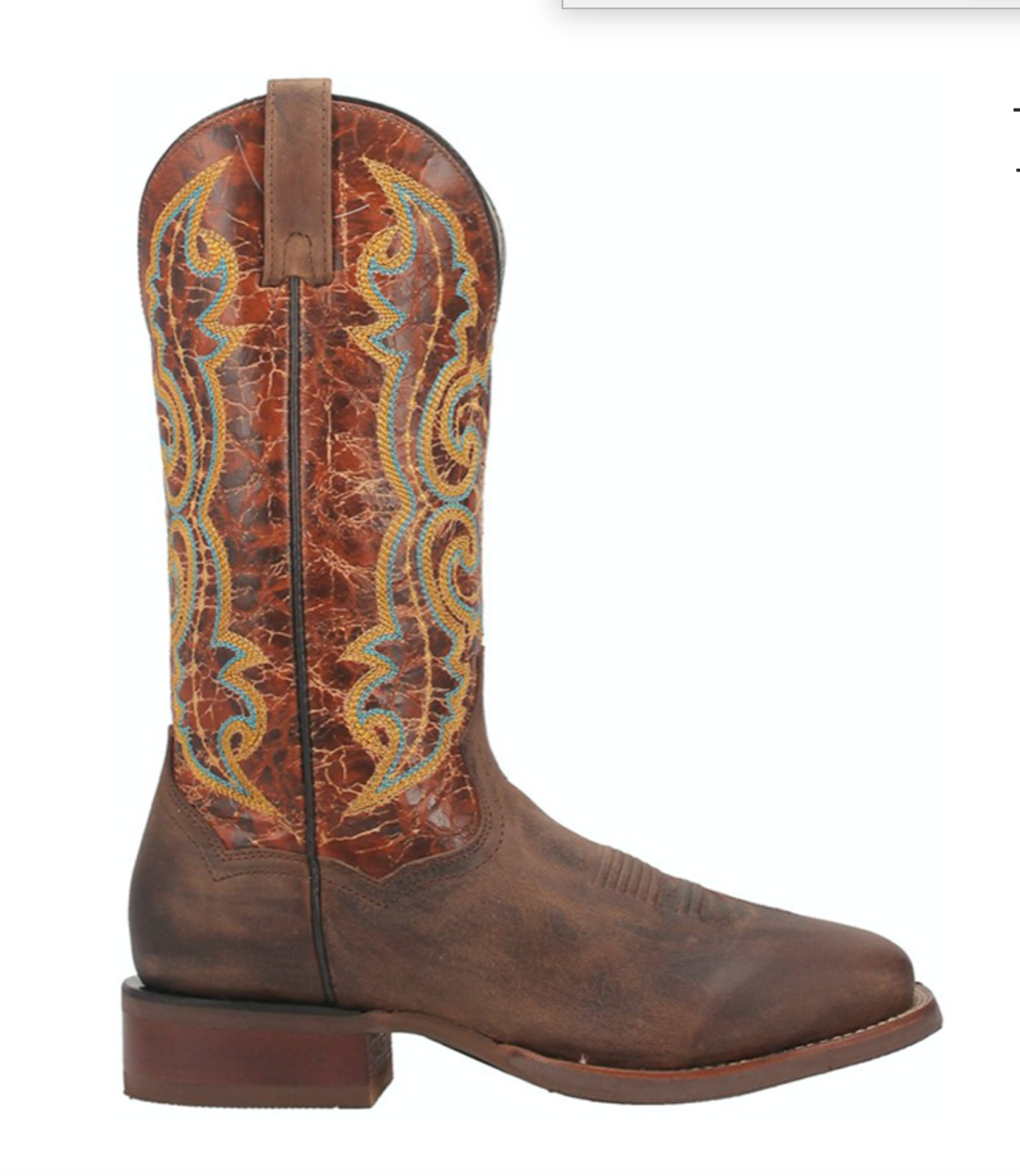 Dan Post- DP4815- MEN'S BULLHEAD CRACKLE WESTERN BOOTS - RUST