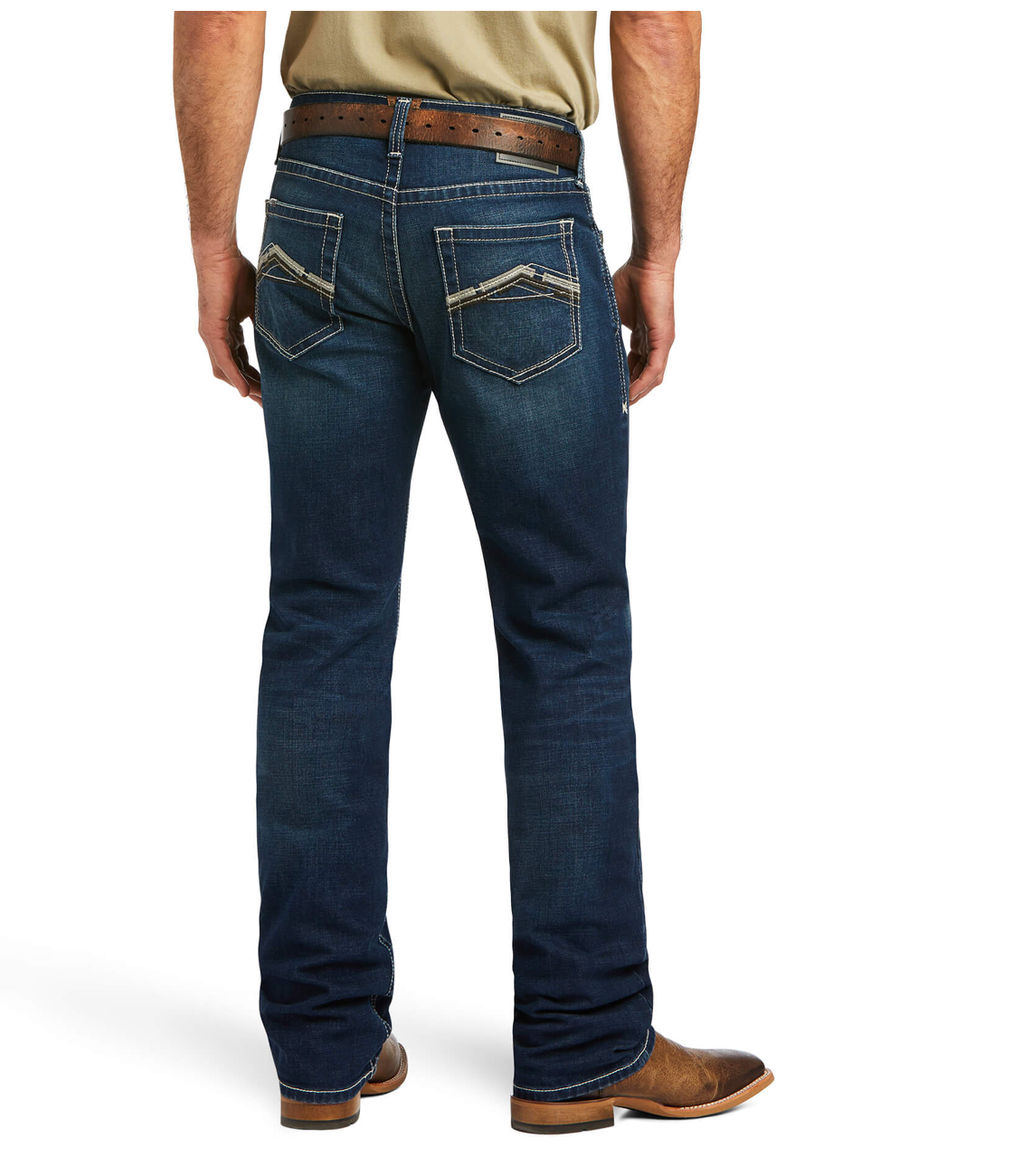 Ariat - 10040746- M5 Straight Stretch Remming Stackable Straight Leg Jean-  FORD