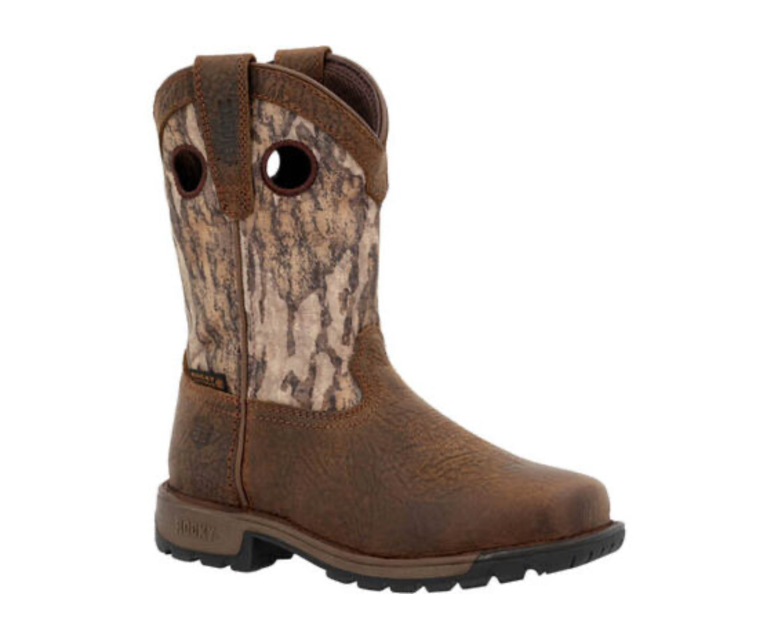 Rocky- RKW0379C- ROCKY KID'S LEGACY 32 WATERPROOF WESTERN BOOT- MOSSY OAK
