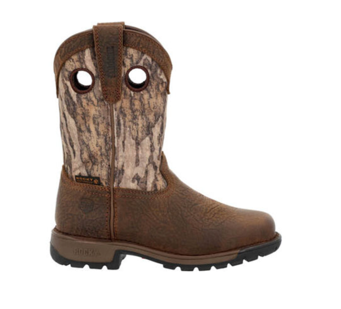 Rocky- RKW0379C- ROCKY KID'S LEGACY 32 WATERPROOF WESTERN BOOT- MOSSY OAK