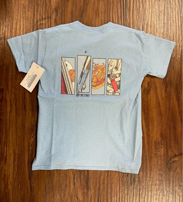 HEY1379Y- Shotgun Sport Youth S/S Tee- Sky Blue