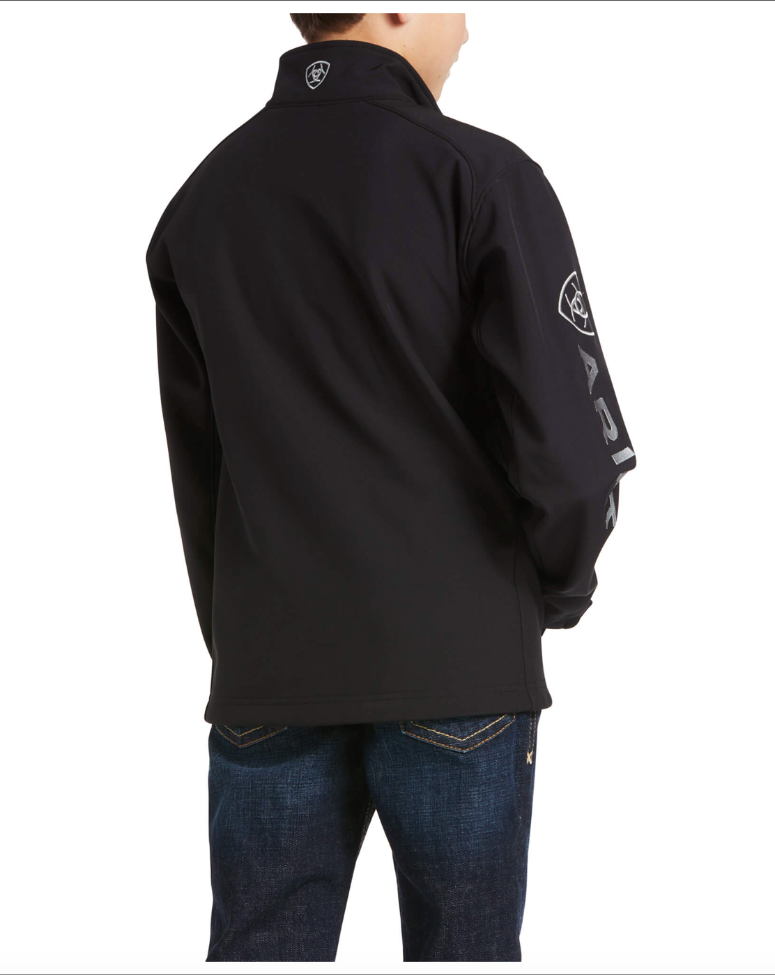 Ariat-10030212- Kid's Logo 2.0 Softshell Jacket- Black